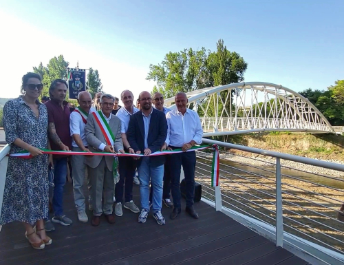 Nuovo ponte in Appennino realizzato dalla Renana